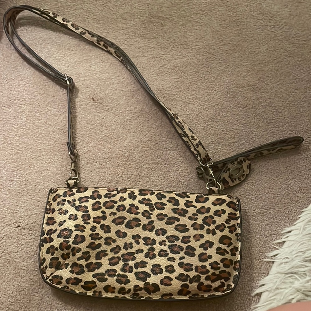 Leopard / cheetah print purse